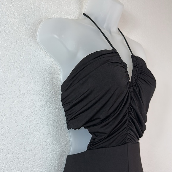 AllSaints Ophelia Black Jumpsuit Size 10 NWT - Picture 7 of 14